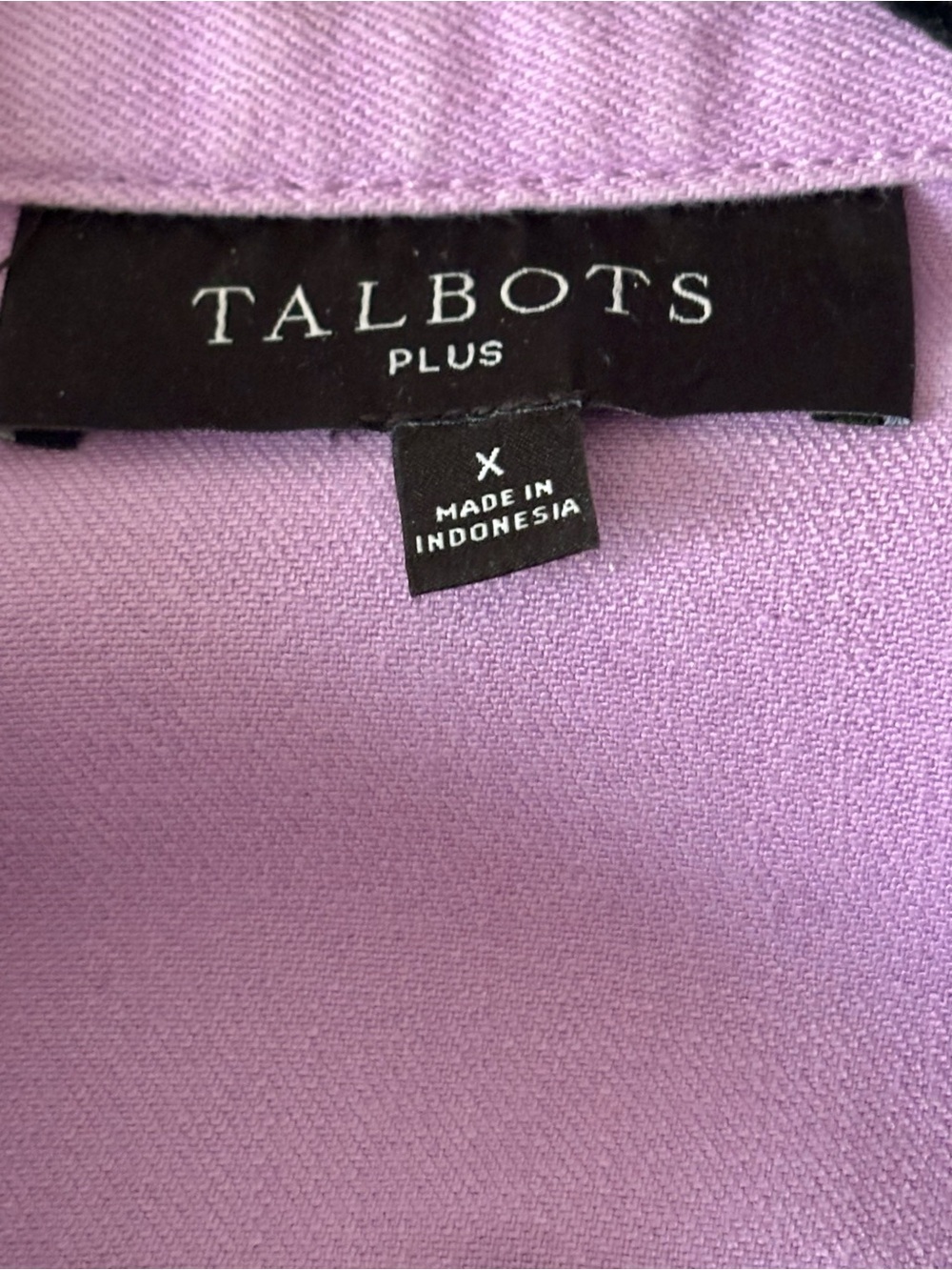 Talbots Classic Jean Jacket Lavender Size X - Picture 4 of 5